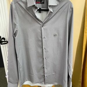 Gray Patterned Men's Shirt